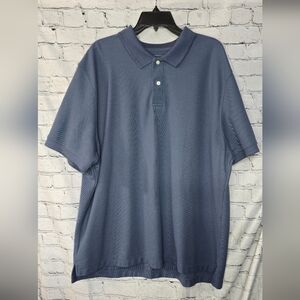 LL Bean Men's Blue Polo Shirt SIZE XXL